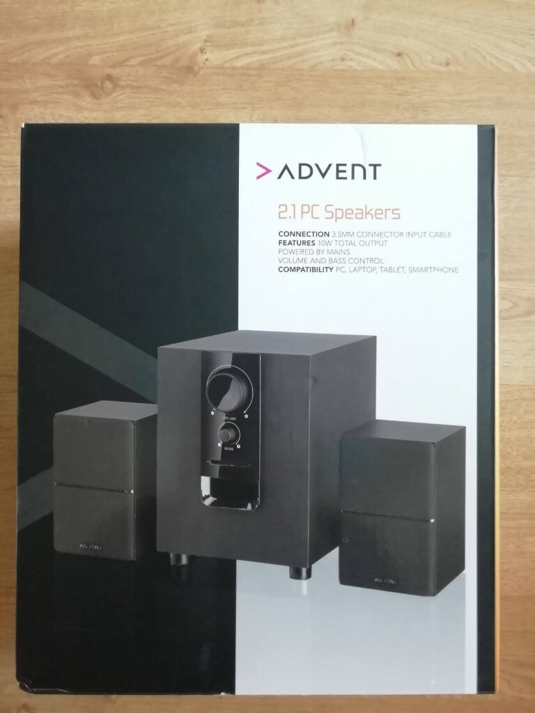 advent 2.1 pc speakers